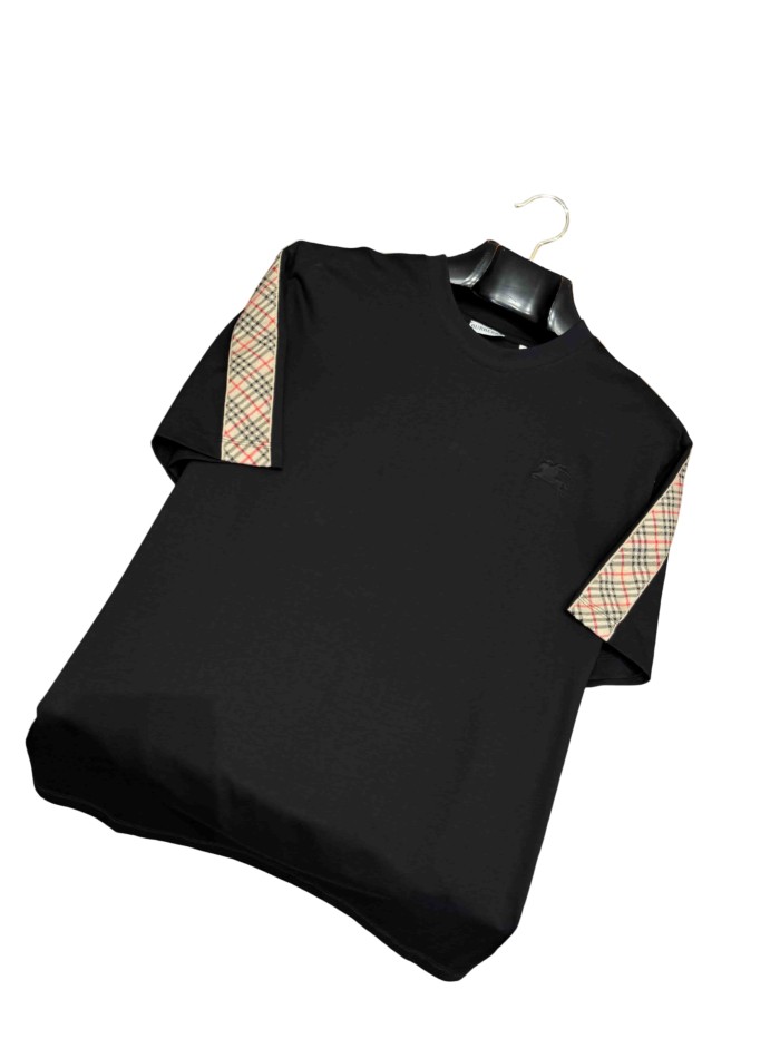 1:1 quality version Plaid webbing war horse flat embroidery T-shirt 2 colors 28967931