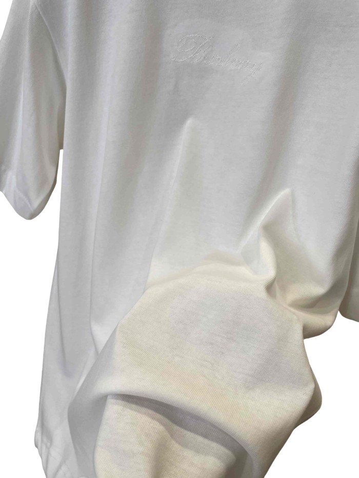 1:1 quality version  Embroidered letter T-shirt 2 colors 28967599