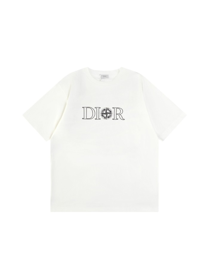 1:1 quality version Stone Island co-branded embroidered T-shirt 2 colors 28964433