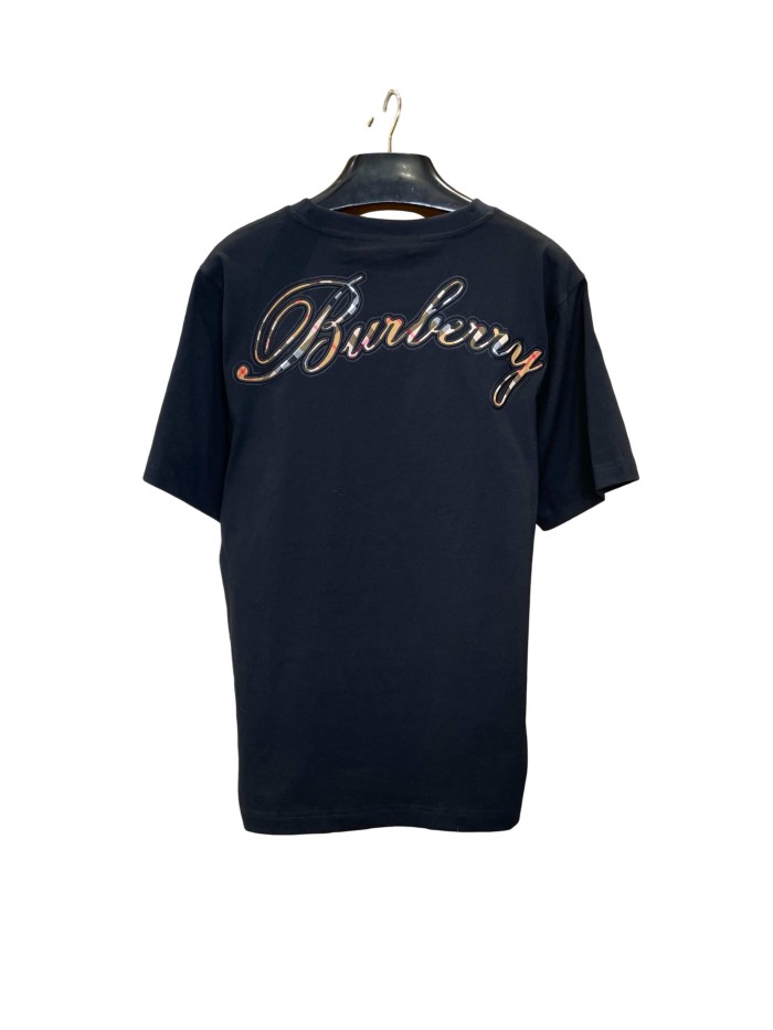 1:1 quality version Dark pattern letter embroidery & heat transfer T-shirt 3 colors 28965247