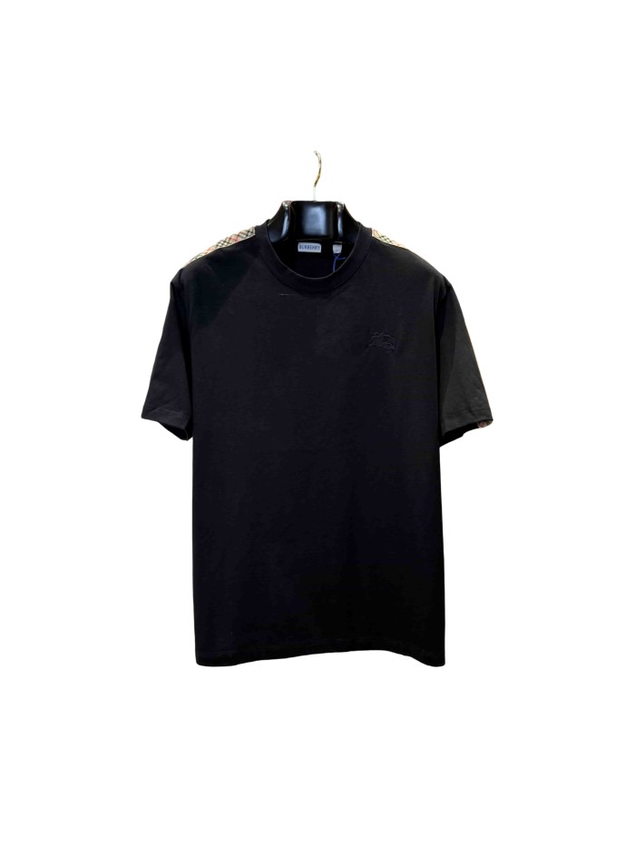 1:1 quality version Plaid webbing war horse flat embroidery T-shirt 2 colors 28967931