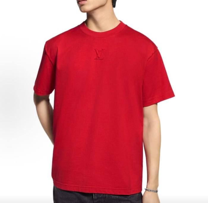 1:1 quality version Embossed Crew Neck T-Shirt 28968188