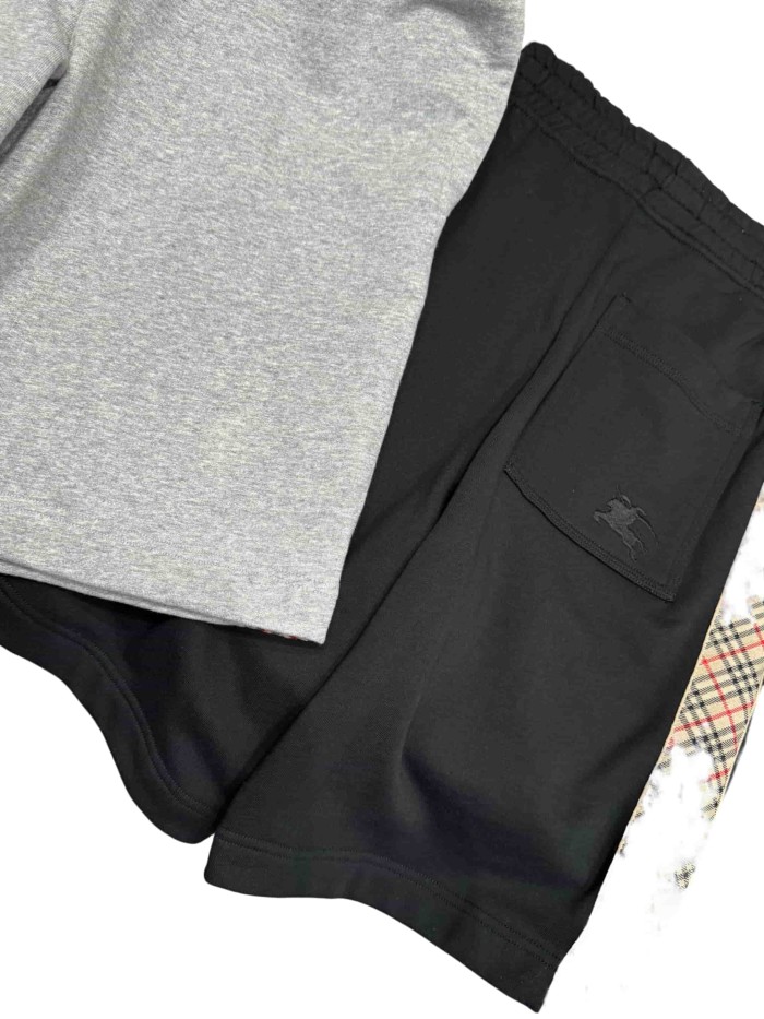 1:1 quality version Pocket embroidered plaid webbing shorts 2 colors 28968013