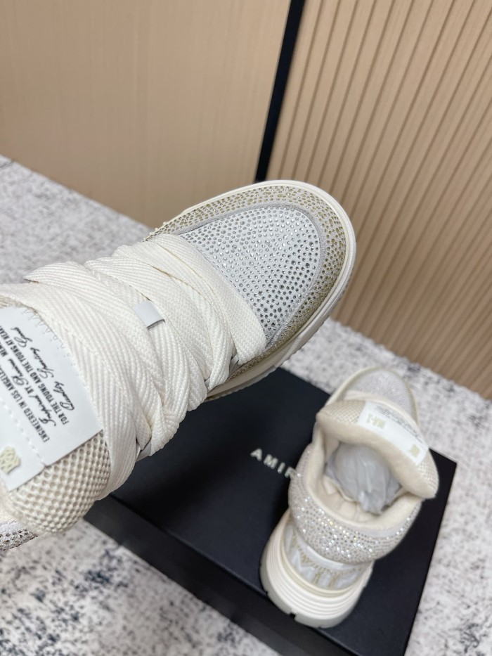 1:1 quality version Colorblocking full rhinestone low top thick bottom sneakers 8 colors 27632830