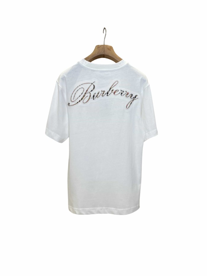 1:1 quality version  Embroidered letter T-shirt 2 colors 28967599