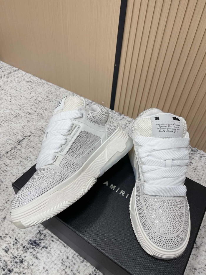 1:1 quality version Colorblocking full rhinestone low top thick bottom sneakers 8 colors 27632830