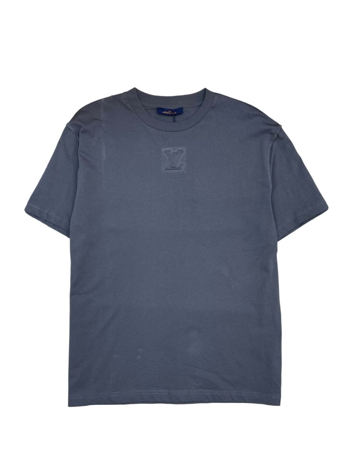 1:1 quality version Three-Dimensional Embossed Logo Crew Neck T-Shirt 28968205