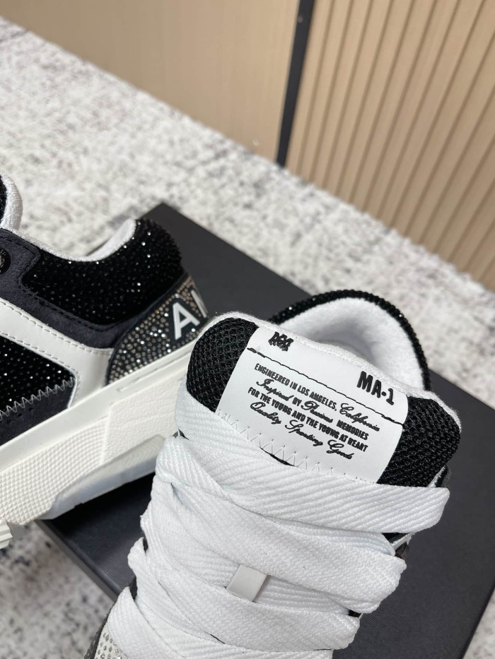 1:1 quality version Colorblocking full rhinestone low top thick bottom sneakers 8 colors 27632830