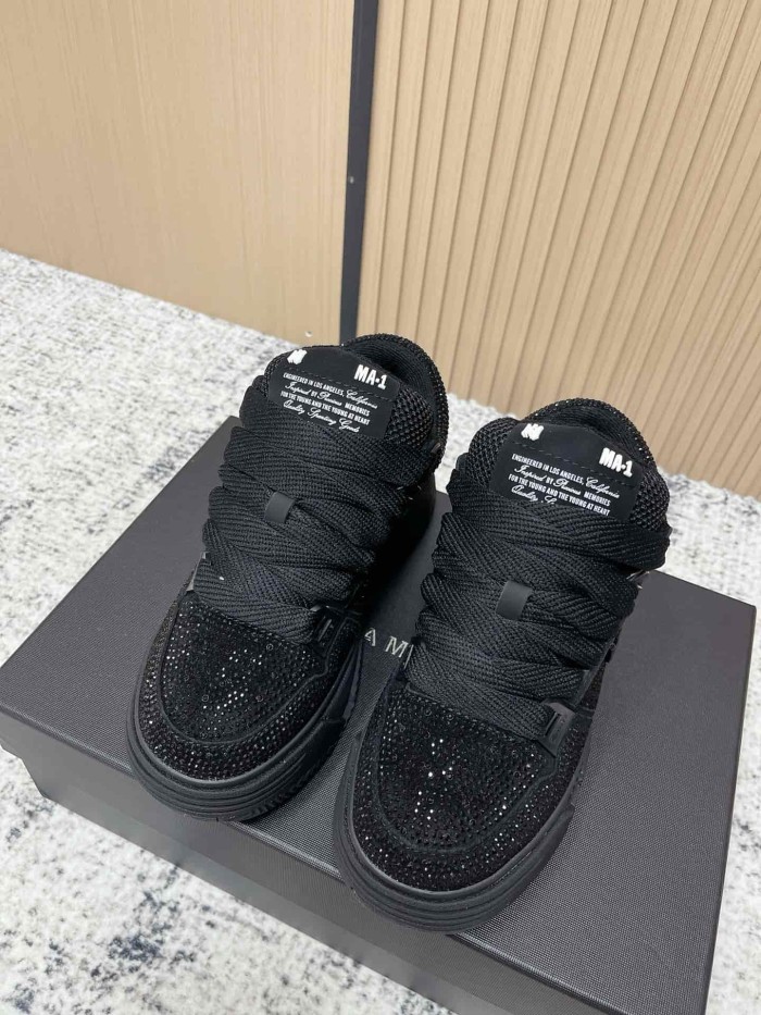 1:1 quality version Colorblocking full rhinestone low top thick bottom sneakers 8 colors 27632830