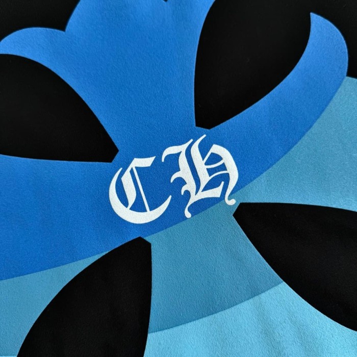 1:1 quality version Gradient Blue Cross Print Tee 2 colors 28969328
