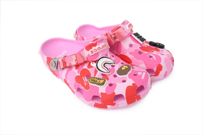 1:1 quality version Classic Clog Pink Abc Camo Limited Clogs Shoes 4 colors 28969186