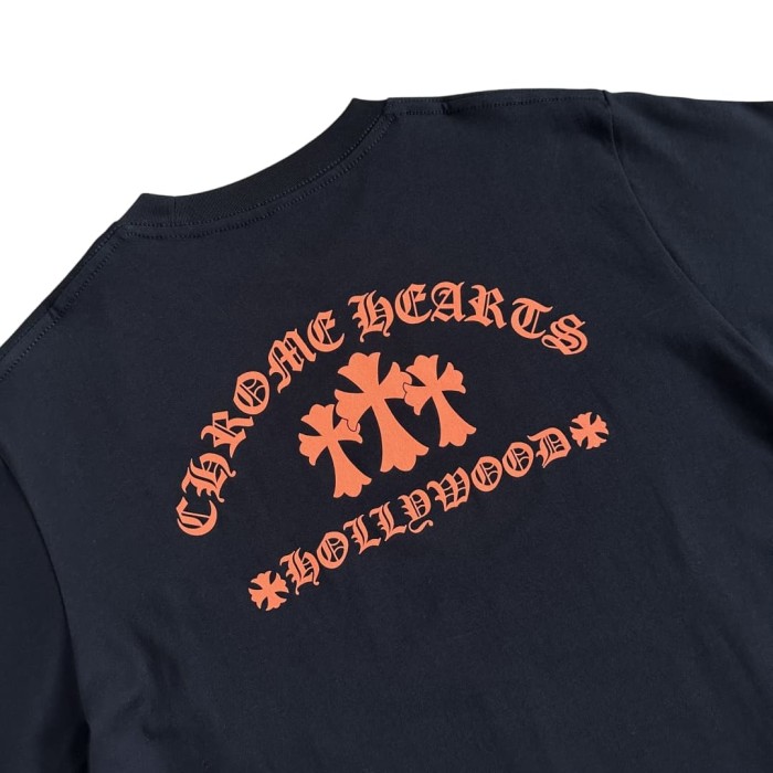 1:1 quality version Orange Cross Print Tee 2 colors 28969327