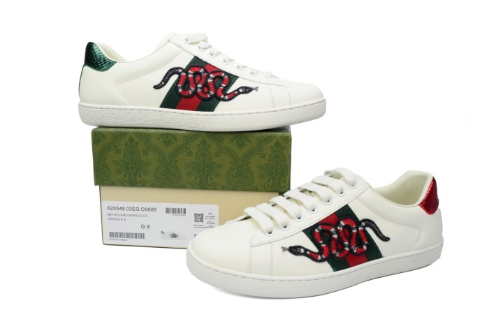 1:1 quality version Ace Limited Edition Coral Snake Leather Sneakers 28972460