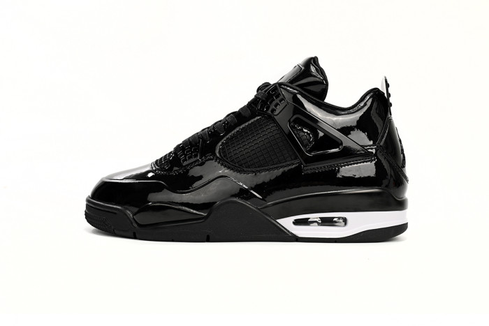 [plus-size shoes]Air Jordan 4 Retro Red Lacquer Leather Basketball Shoes 2 colors 28972824