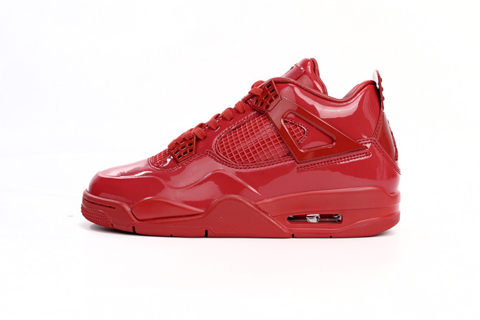 [plus-size shoes]Air Jordan 4 Retro Red Lacquer Leather Basketball Shoes 2 colors 28972824