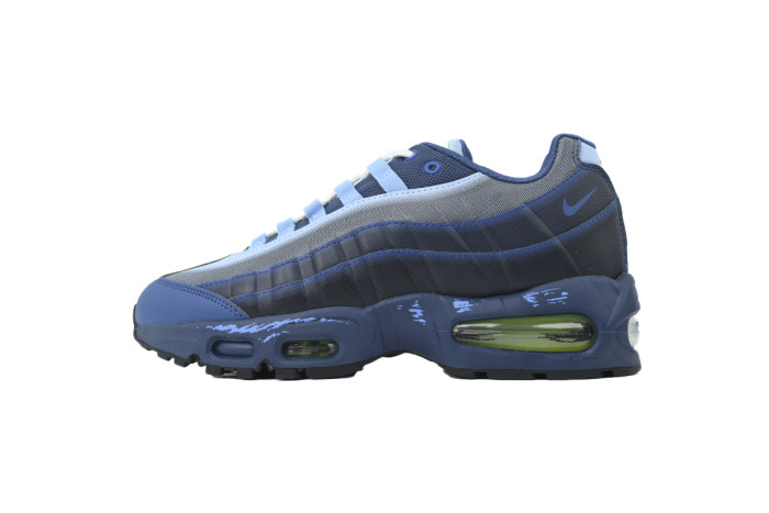 [plus-size shoes] Air Max 95 Psychic Blue Joey Retro Running Shoes 28971619