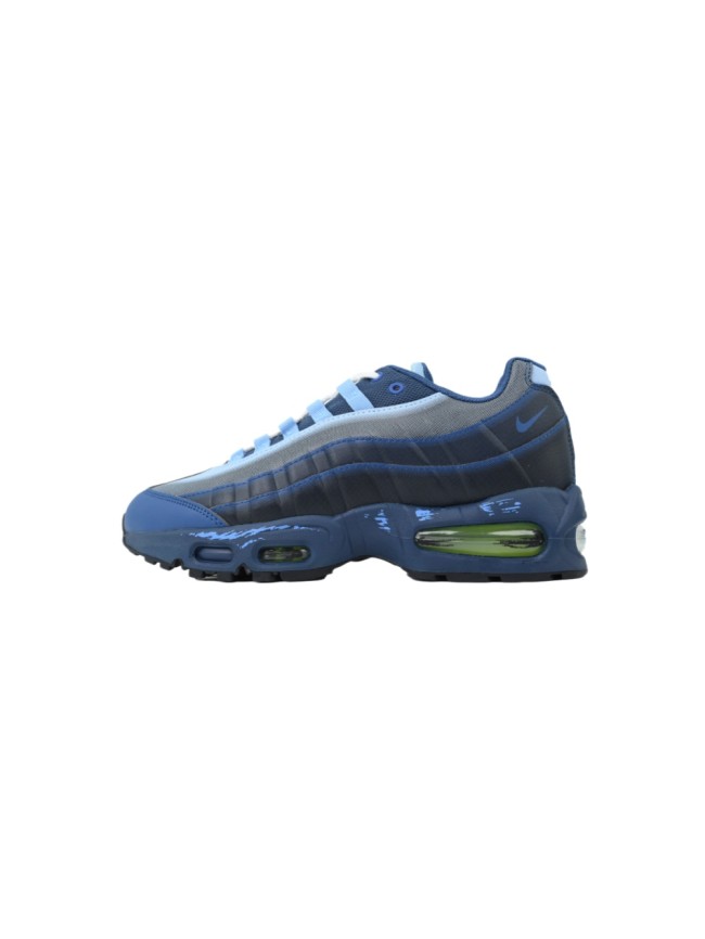 [plus-size shoes] Air Max 95 Psychic Blue Joey Retro Running Shoes 28971619