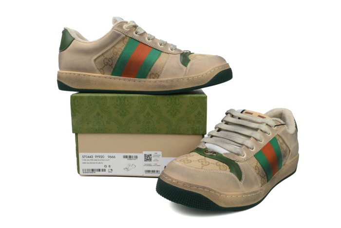 1:1 quality version Apricot Green Dirty Shoes Low Top Fashion Sneakers 4 colors 28972478