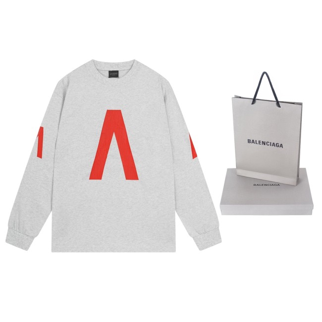 [buy more save more]1:1 quality version Cracked Rubbed Printed Washed Aged Destroyed Long Sleeve Tee