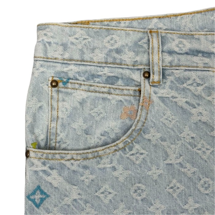 [buy more save more]1:1 quality version Embroidered Trimmed Pocket Jeans 28687460