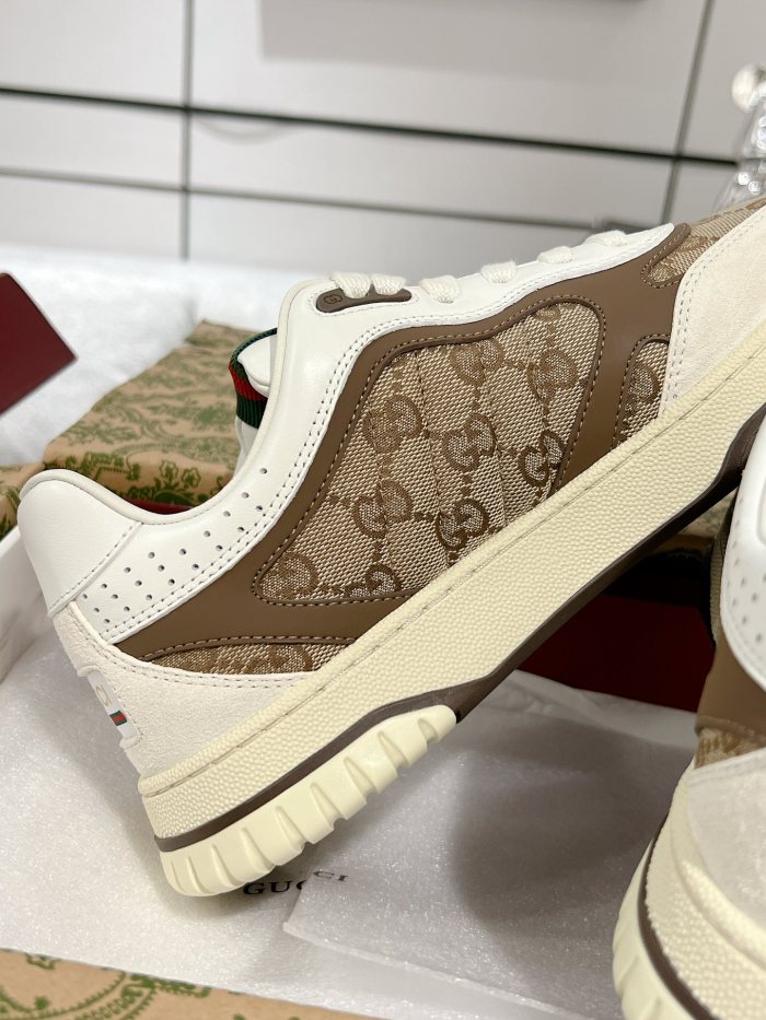 1:1 quality version Gucci GG Canvas Leather Low Top Sneakers Shoes 28974327