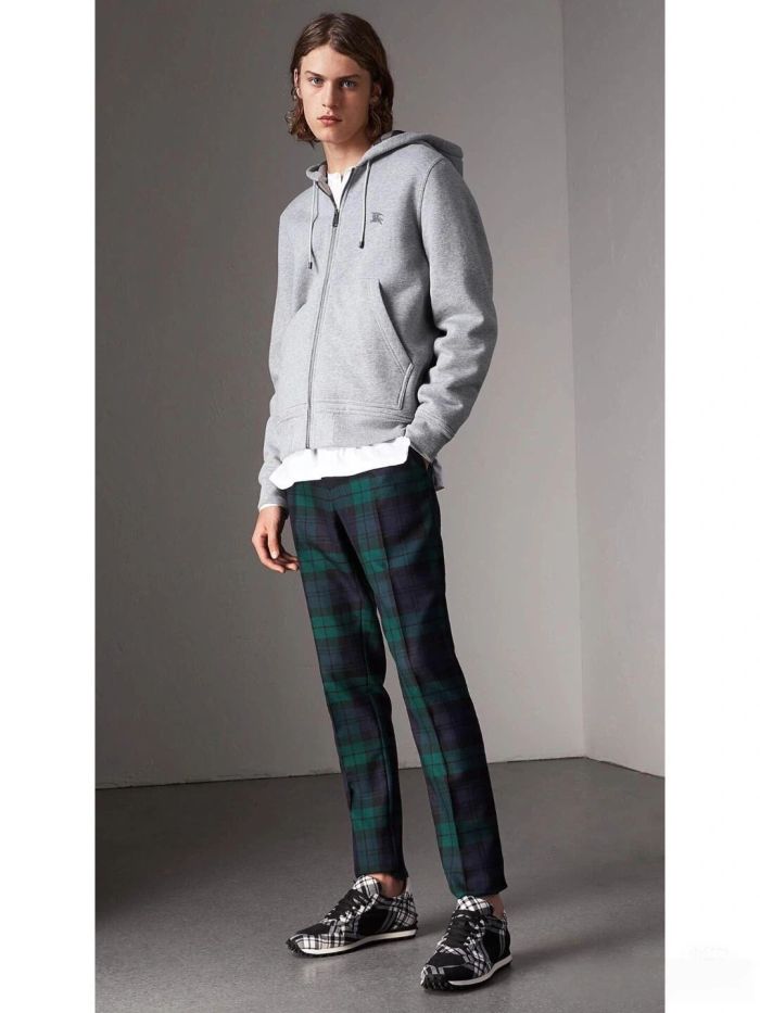 [buy more save more]1:1 quality version Plaid Cut Piece Battle Horse Embroidery Hoodie 3 colors 28685230