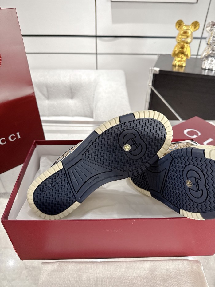 1:1 quality version GG Canvas Sneakers with Snake Embroidery Shoes 28974319