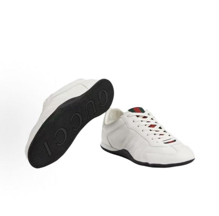 [plus-size shoes]1:1 quality version Leather Green Red Web Vintage Shoes 5 colors 28974025