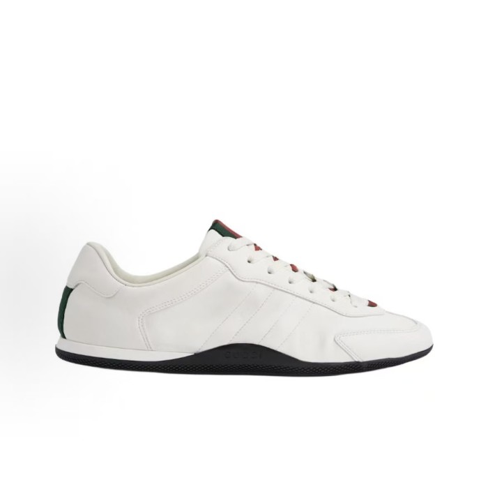 [plus-size shoes]1:1 quality version Leather Green Red Web Vintage Shoes 5 colors 28974025