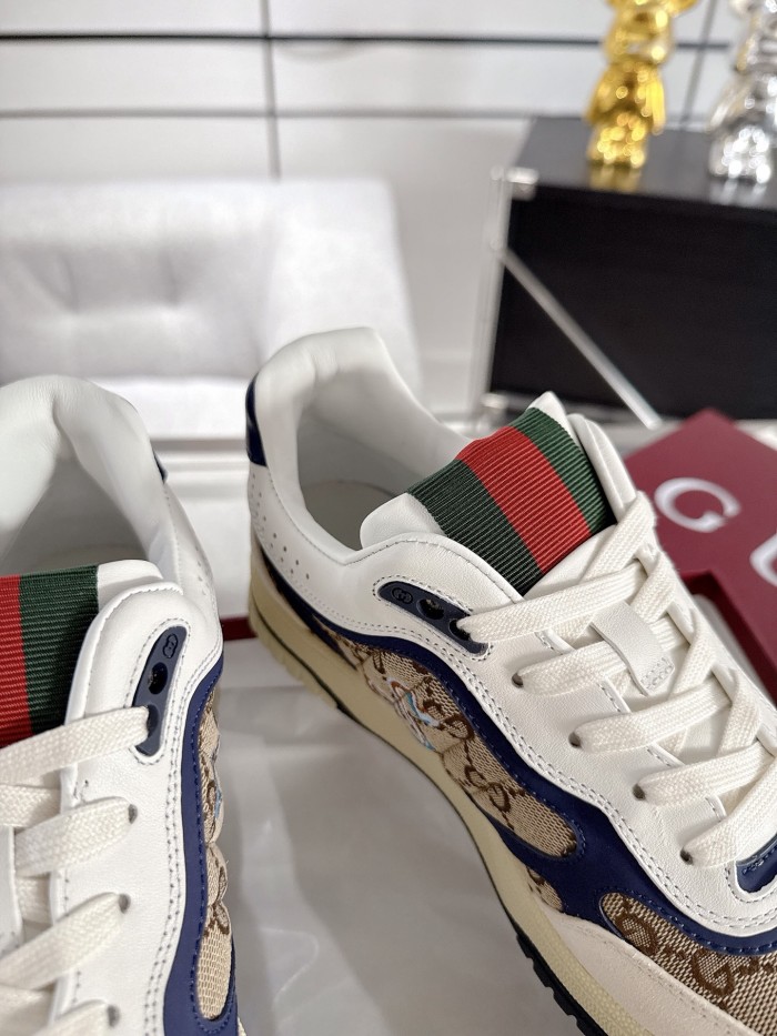 1:1 quality version GG Canvas Sneakers with Snake Embroidery Shoes 28974319