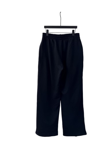 1:1 quality version Contrast Color Cursive Letter Matte Embroidered Sweatpants 2 colors 28974531