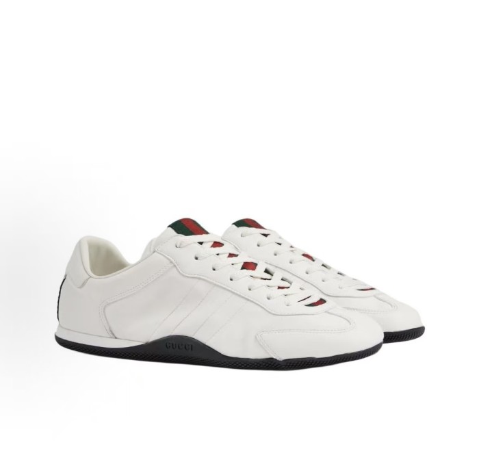[plus-size shoes]1:1 quality version Leather Green Red Web Vintage Shoes 5 colors 28974025