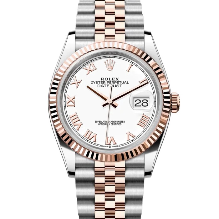1:1 quality version Datejust White Dial Gold Roman Numeral Markers Mechanical Movement Watch【Dial diameter：31/40mm 】2 colors 28996143