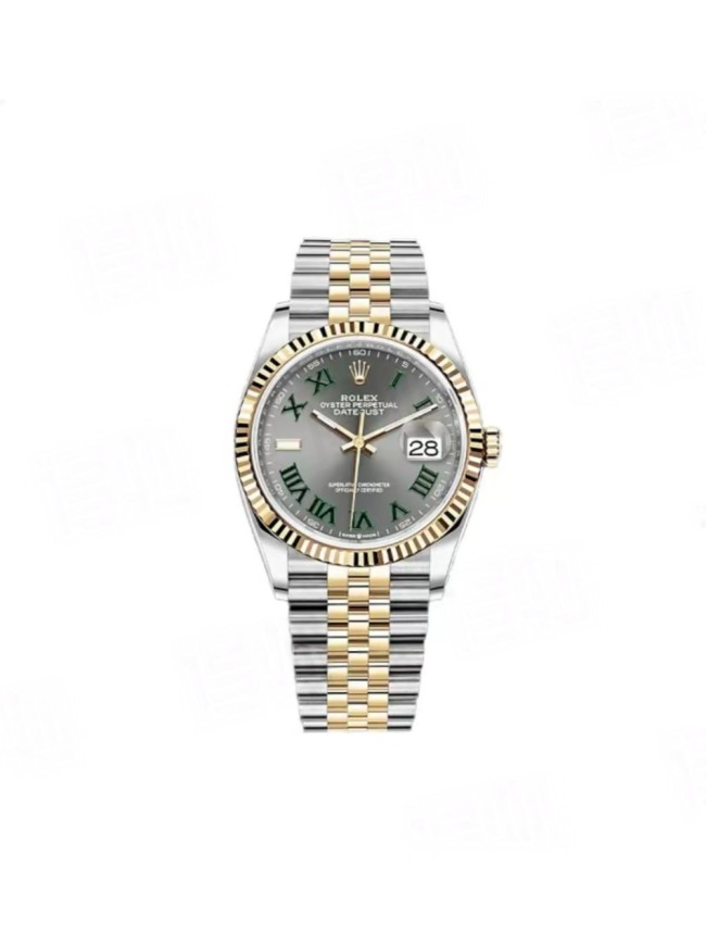 1:1 quality version Datejust Grey Dial with Dark Green Roman Numeral Markers Mechanical Movement Watch【Dial diameter：40mm 】28996144