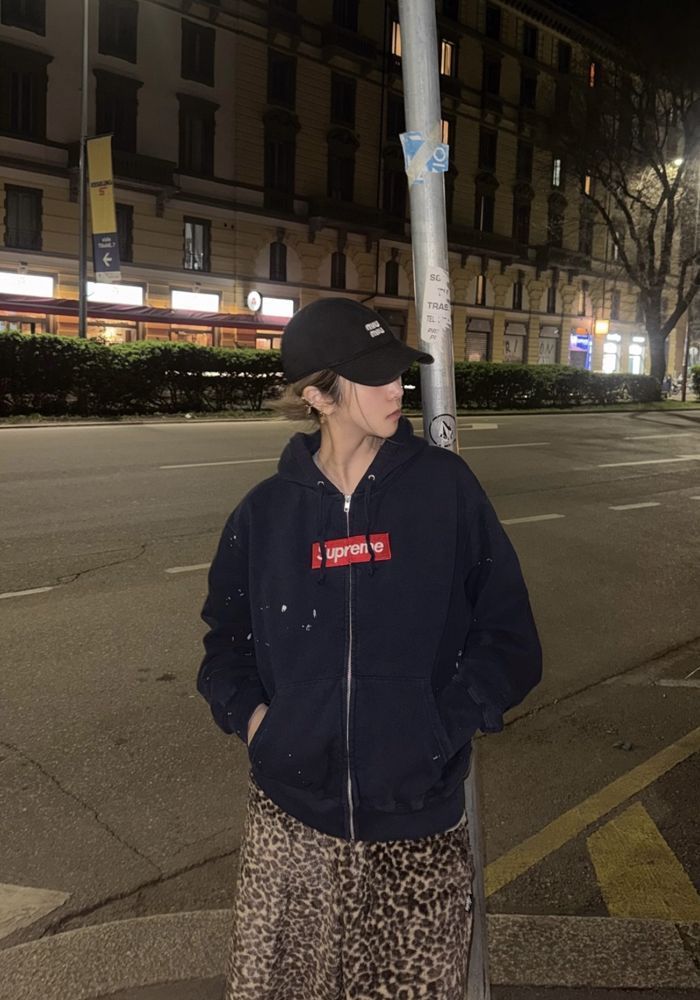 1:1 quality version Ink Splash Graffiti Embroidery Logo Zipper Hoodie 3 colors 28997839