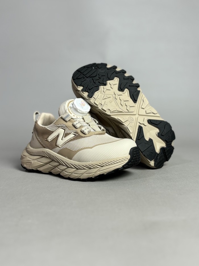 N-logo Rotary Buckle Breathable Mesh Outdoor Sneakers for Kids 4 colors 28997958