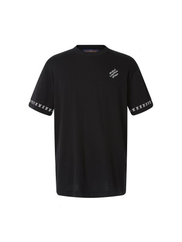1:1 quality version Letter Jacquard Cotton Knit Print T-Shirt 2 colors 28997771