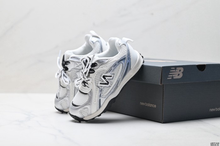 N-logo Mesh Silver-accented Retro Sneakers for Kids 2 colors 28997972