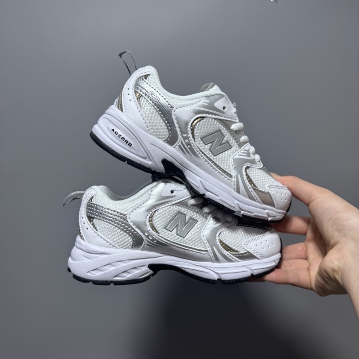 N-logo Mesh Paneled Retro Running Shoes for Kids 8 colors 28997941