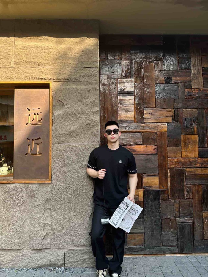 1:1 quality version Letter Jacquard Cotton Knit Print T-Shirt 2 colors 28997771