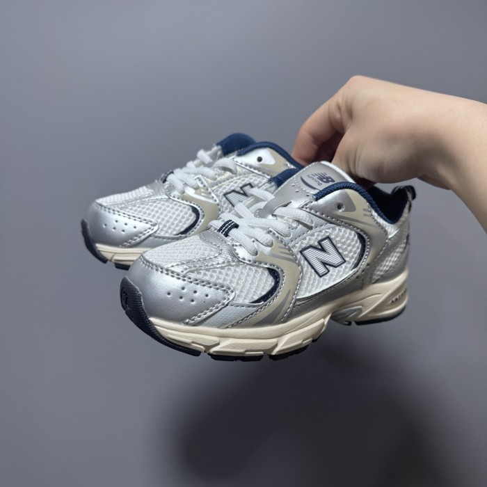N-logo Mesh Paneled Retro Running Shoes for Kids 8 colors 28997941