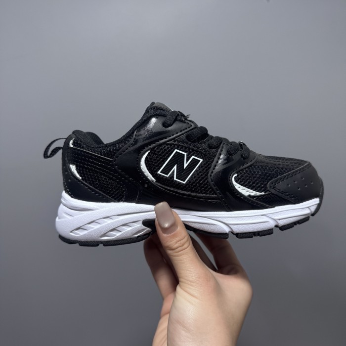 N-logo Mesh Paneled Retro Running Shoes for Kids 8 colors 28997941