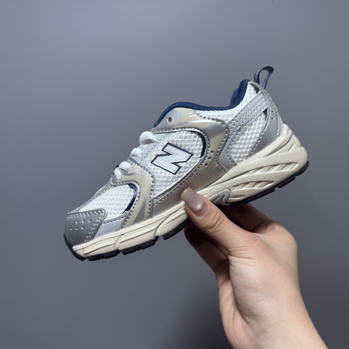 N-logo Mesh Paneled Retro Running Shoes for Kids 8 colors 28997941