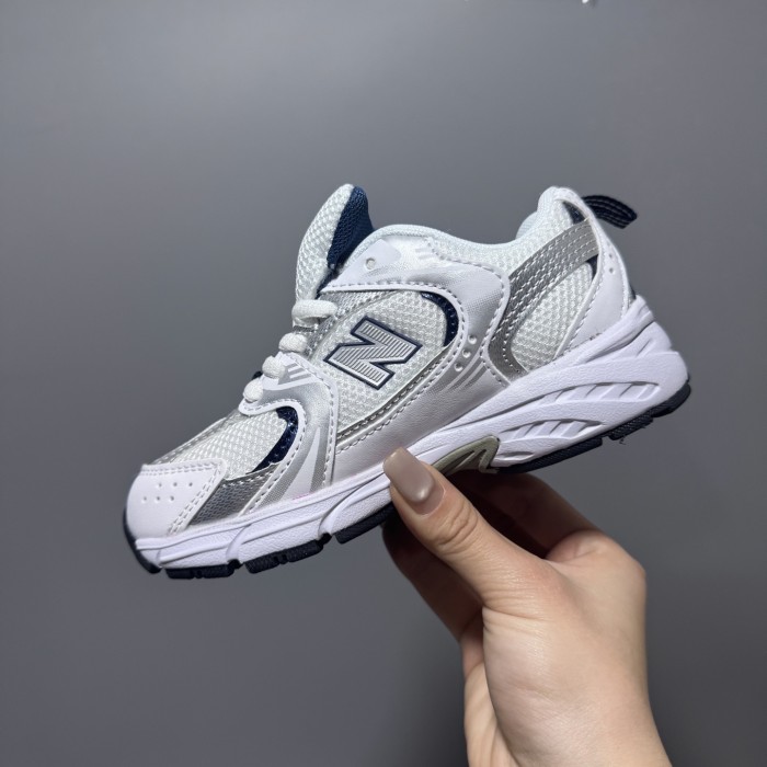 N-logo Mesh Paneled Retro Running Shoes for Kids 8 colors 28997941