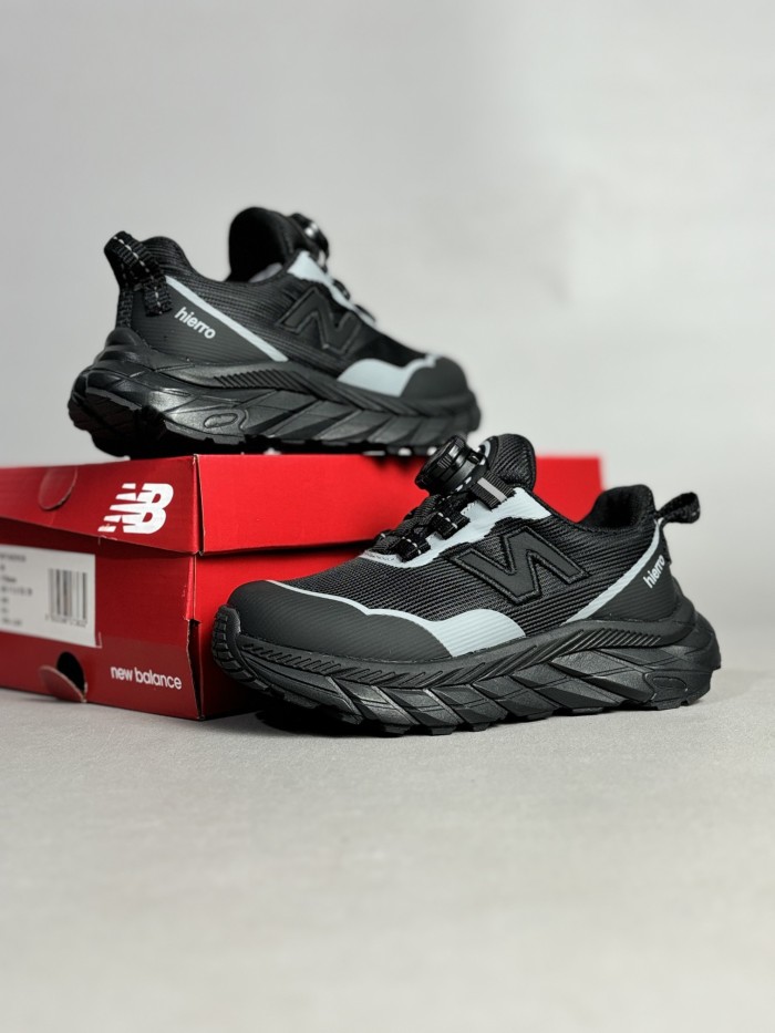 N-logo Rotary Buckle Breathable Mesh Outdoor Sneakers for Kids 4 colors 28997958