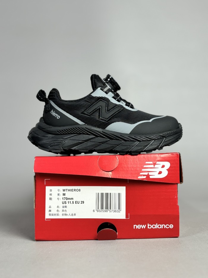 N-logo Rotary Buckle Breathable Mesh Outdoor Sneakers for Kids 4 colors 28997958