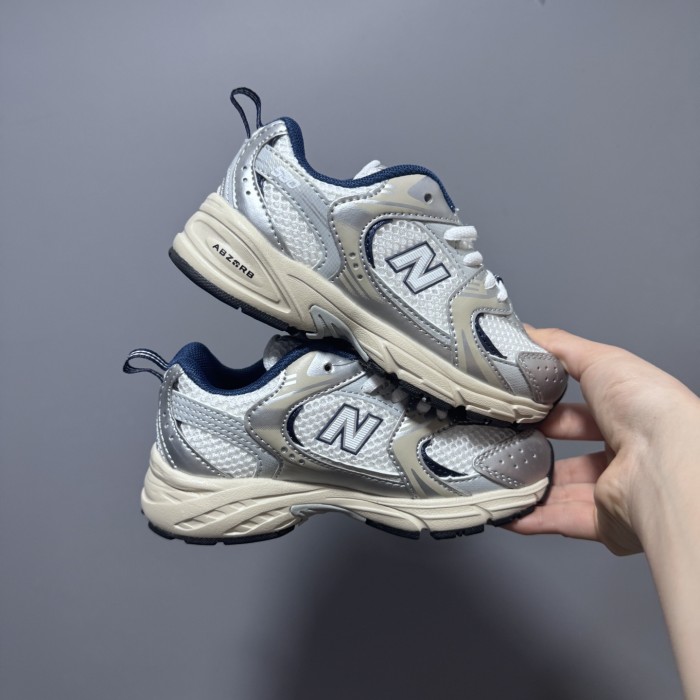 N-logo Mesh Paneled Retro Running Shoes for Kids 8 colors 28997941