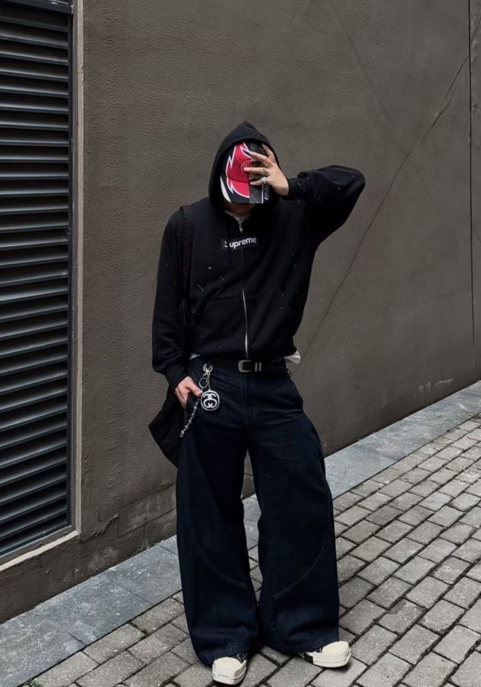 1:1 quality version Ink Splash Graffiti Embroidery Logo Zipper Hoodie 3 colors 28997839