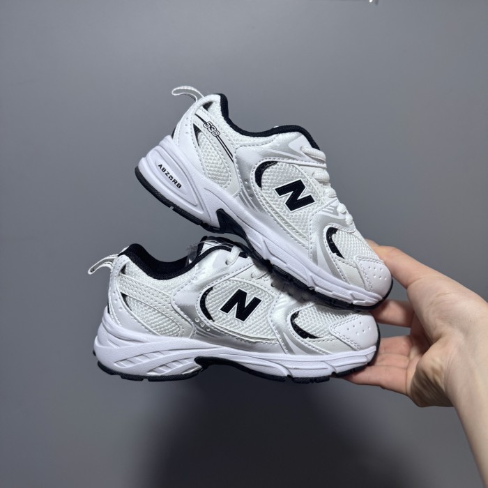 N-logo Mesh Paneled Retro Running Shoes for Kids 8 colors 28997941
