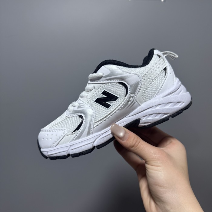 N-logo Mesh Paneled Retro Running Shoes for Kids 8 colors 28997941